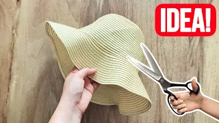 Don't Throw Away Your Old Hats ! 2 Great Ideas with an Old Hat!