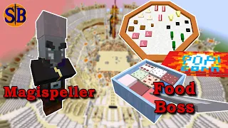 Magispeller vs Food Boss Reheated! | minecraft Mob Battle