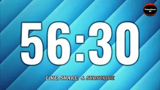 56 Minutes 30 Seconds Countdown | Fifty Six and Half Minute | (Fifty Six Min Thirty Seconds)