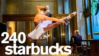 A Photo in Every Starbucks in NYC *1 Day Challenge*