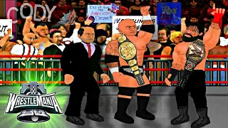 The Rock & Roman Reigns Defeat Cody & Seth at WrestleMania XL |wr2d|