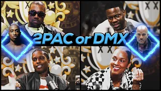 2Pac Or DMX ? | Kanye ,A$AP, Game, Alicia Keys And Many More Answer To This Question On Drink Champs