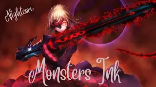 Monsters Ink - Nightcore / Lyrics