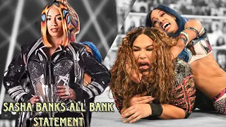 Sasha Banks All Bank Statement (Modified Bridged Crossface)