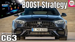 2024 Mercedes AMG C63 S E Performance RACE Mode BOOST Strategy Demo