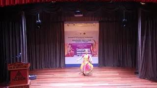 Saptarang International Cultural Festival 2020 Malaysia Bharatanatyam by Sanjana Edara