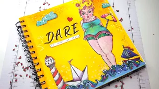 "Dare to.." Fun Art Journal - Art by Marlene New Release