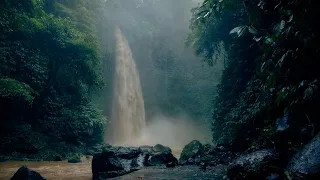 Mountains Above A Beautiful waterfall Lake On A Cloudy Day | travel film maker  | Shahadat Shams