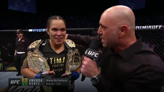 UFC 232: Entrevista no Octógono com Amanda Nunes