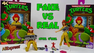 Aliexpress April O'neil Knockoff!? Neca TMNT Fake Vs Real