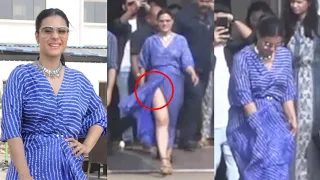 Kajol's EMBARRASSING MOMENT at Helicopter Eela Movie Promotion