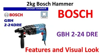 Bosch 06112721K6 GBH 2-24 DRE Professional Rotary Hammer | Bosch 2-24DRE Hammer Drill | Visual Look