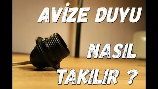 AVİZE DUYU NASIL TAKILIR ?/AVİZE DUYU NASIL SÖKÜLÜR ?