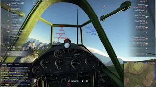 Cockpit view of Thach's F2A 1 Buffalo Fighter!  (War Thunder)