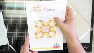 Unboxing 2018 Designer Mystery Block of the Month, Block 6