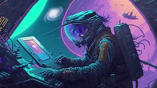 1980's Reto Space Pirate | Lofi Late Night Coding / Hacking 🌌 | Cosmic Vibe