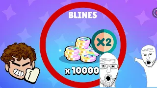 GASTANDO 20K DE BLINS!! #brawlstars #brawlpass #brawlpassplus #recompensa #blins #stardrop