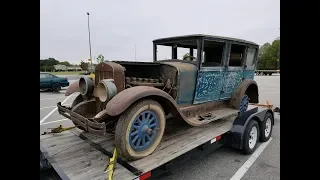 1928 FRANKLIN FIRST START 71 YEARS OFF THE ROAD WILL IT RUN?