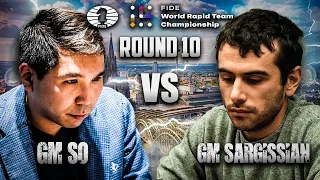 IPINASOK na si Wesley! Papakitang GILAS na ba? | So vs Sargissian FIde World Rapid Team 2023 Rd 10