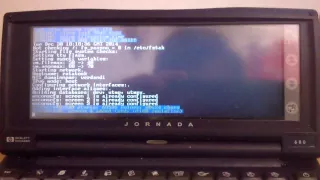 NetBSD/hpcsh on HP Jornada 680