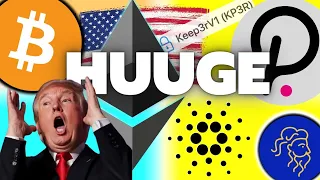 HUGE Bitcoin & The US Elections | Cardano, Polkadot, Andre Cronje's Keep3r