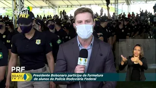 Presidente Bolsonaro participa da formatura de alunos da PRF