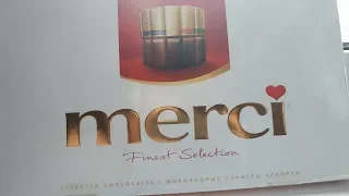 Пробую Шоколадный Набор Merci 400гр,Очевидно Что Весь набор Отменного Вкуса🍫