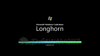 Windows Longhorn build 4074 Secret Boot Screen