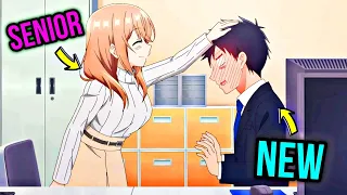 First Year Fall In Love With His Cute Tiny Colleague | Anime Recap