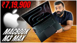 Apple MacBook Pro 16" M3 Max Unboxing - World's Most Powerful Laptop?🔥🔥🔥