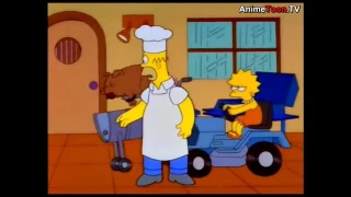 The Simpsons: Lisa ruins Homers BBQ Party [Clip]