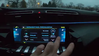 How to Change Info Panel Mode in Peugeot 508 II ( 2018 - now ) | Adjust Instrument Cluster