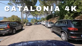 Driving in Spain - Countryside & Costa Brava | 4K UHD