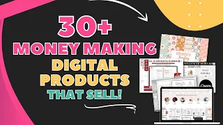 30+ Money Making Digital Products to Sell Online (Includes Etsy Examples) #passiveincomeonline