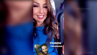 Thalia le dice a Maluma "Me la Debes"