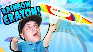 BABY CREATES THE ULTIMATE RAINBOW CRAYON OF GLORY! | Baby Hands VR Gameplay (HTC Vive)