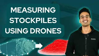 How to Measure Stockpile Volumes using Drones? | Cut & Fill Calculations | Drone Mapping