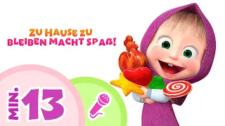 TaDaBoom Deutsch 😂🏡 ZU HAUSE ZU BLEIBEN MACHT SPAß! 🏡😂 Kinderlieder Mix 🎬 Mascha und der Bär