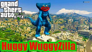 Huggy Wuggy Zilla ( GTA V Mods ) I Found TITAN HUGGY WUGGY In GTA 5!