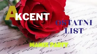 Akcent - Ostatni List Cover MANIX PARTY