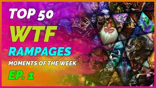 TOP 50 BEST DOTA 2 WTF RAMPAGES MOMENTS OF THE WEEK 2021 EP. 1