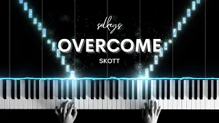 Overcome - Skott EASY Piano Tutorial + Sheets