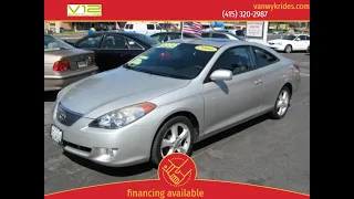 2004 Toyota Camry Solara SE Sport V6 224 a month (Santa Clara, California)