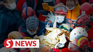 Three-year-old girl rescued from rubble in Turkey