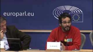 Luaty Beirão no Parlamento Europeu (PT)