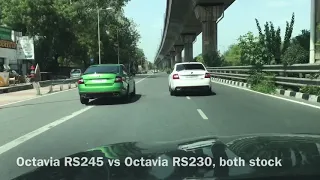 Short Drags- Octavia RS245 Vs RS230 and F30 330i MSport