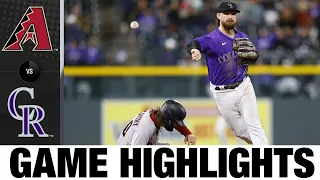 D-backs vs. Rockies Game Highlights (9/10/22) | MLB Highlights