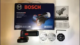 Аккумуляторная болгарка Bosch GWS 12V-76.Обзор за 59 секунд