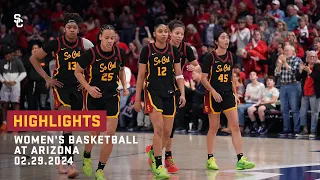 Women's Basketball - USC 95, Arizona 93 (2OT): Highlights (2/29/24)