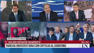 El análisis de lo que fue la marcha universitaria en el pase entre Eduardo Feinmann y Pablo Rossi